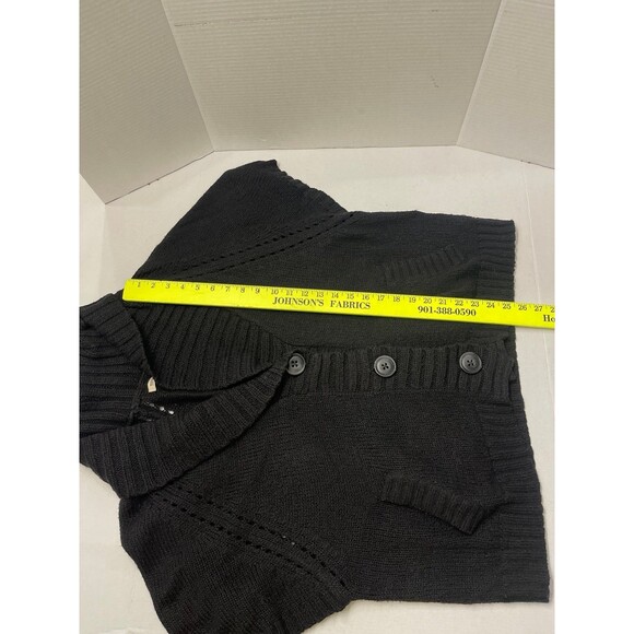 Old Navy Short Sleeve Shawl Collar Cardigan Black Size XXL - Picture 5 of 6